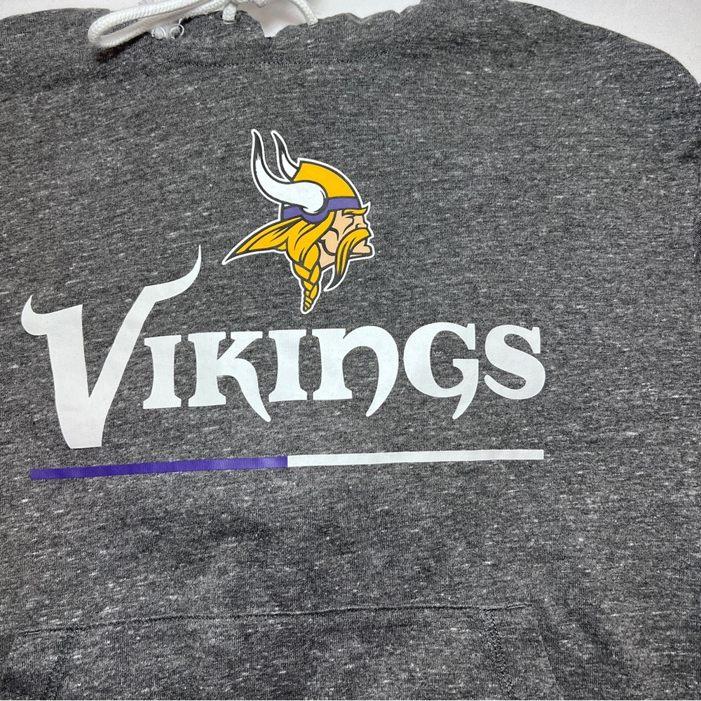 Nike Minnesota Vikings Hoodie Size Small - Grey Color - Picture 4 of 7